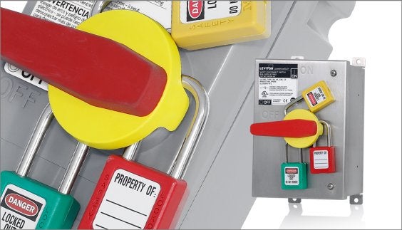 étiquette de verrouillage