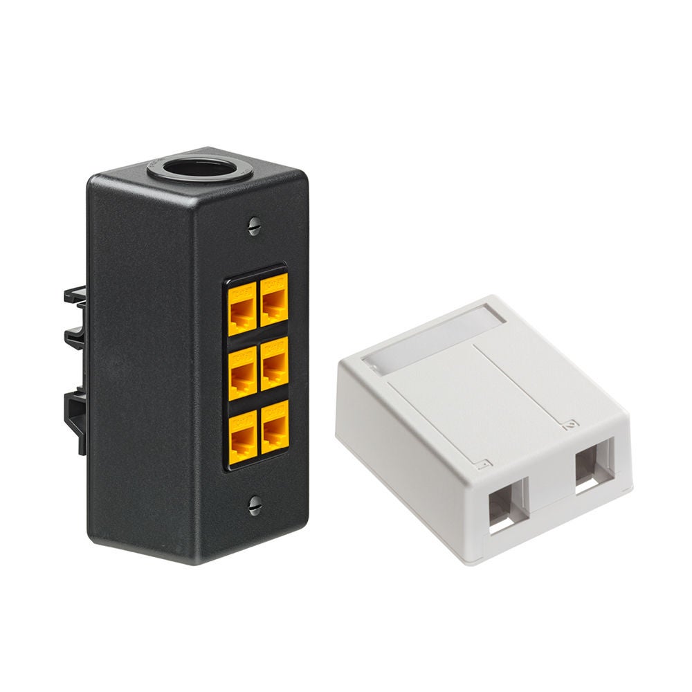 Boîtes montées en saillie et sur rail DIN