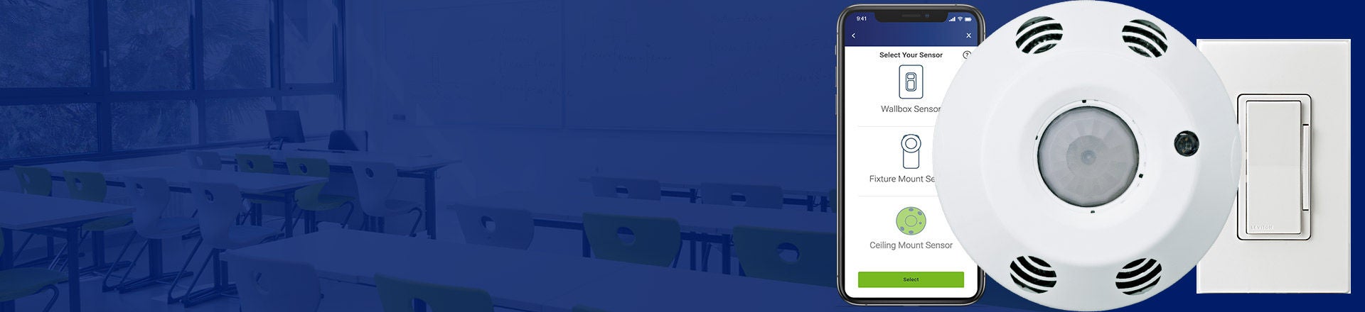 Nouveaux contrôleurs et détecteurs de pièce intelligents à montage au plafond