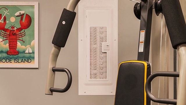 Panneau de disjoncteurs intérieur