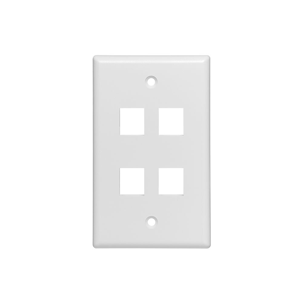 Plaques murales pour dispositif unique QUICKPORT pour grands connecteurs