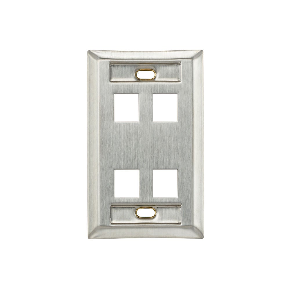 Plaques murales en acier inoxydable QUICKPORT avec fenêtres d’identification