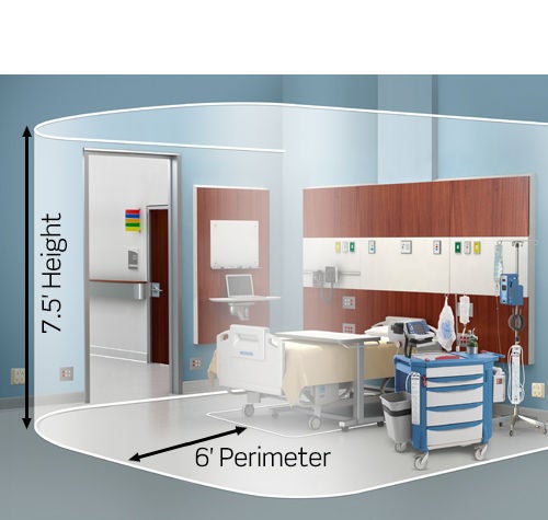 Chambre du patient à l’hôpital
